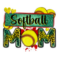 softball mom with leopard | Teevron