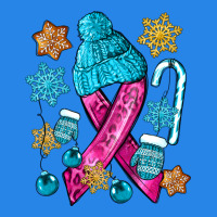 Winter Breast Cancer Ribbon Premium Hoodie | Teevron