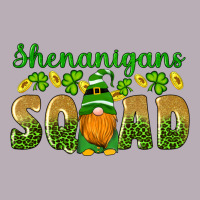 Shenanigans Squad Gnomes Shamrock Gold Leopard Glitter Vintage Tee | Teevron