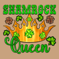 Shamrock Queen Crown Leopard Glitter Vintage Tee | Teevron