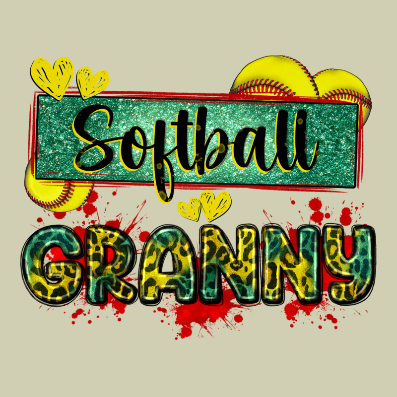 Softball Granny With Leopard Heavy Core Tee by Zillion Design Studio | Teevron