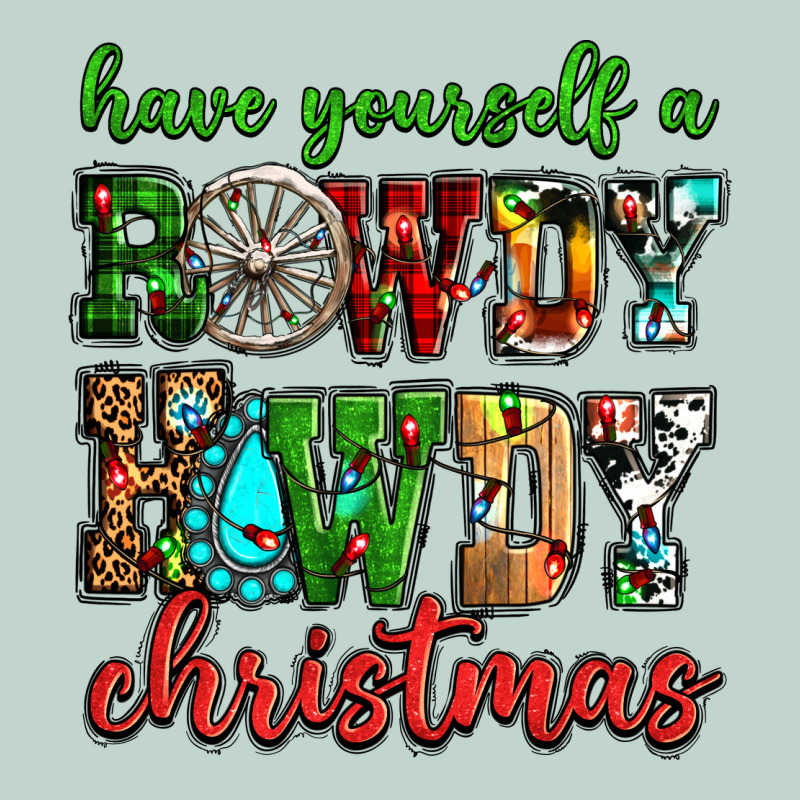 Have Yourself A Rowdy Howdy Christmas Zipper Hoodie by NancyCooperArtShop | Teevron