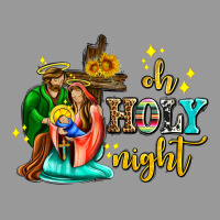 Oh Holy Night With Sunflower And Cross Vintage Hoodie | Teevron