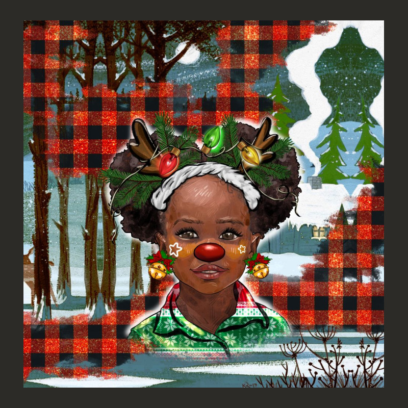 Christmas African Girl Heavy Core Tee by BarkalooDesign | Teevron