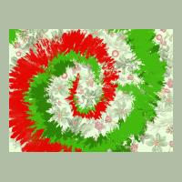 Tie Dye Background Christmas 3200x2400 Urban Heavy Tee | Teevron