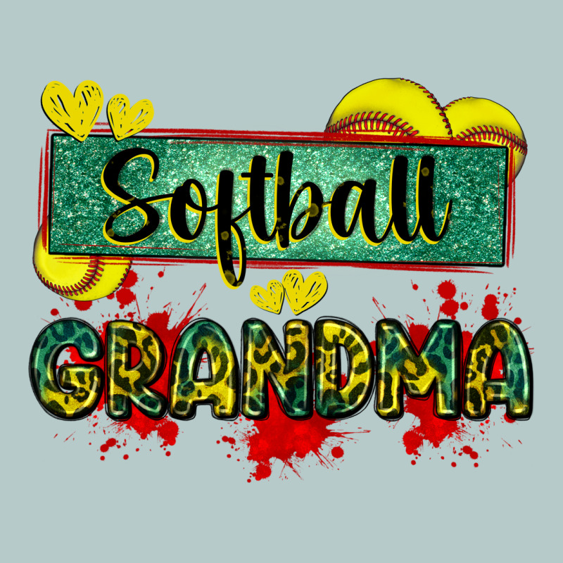 Softball Grandma With Leopard Heavy Core Tee by Zillion Design Studio | Teevron
