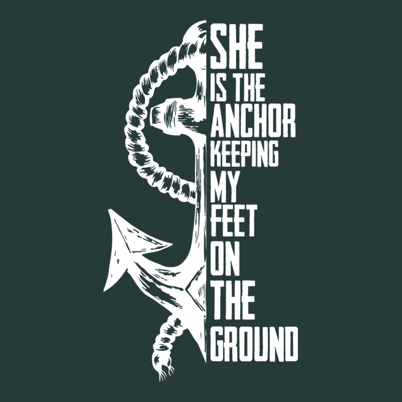 She Is The Anchor Keeping My Feet On The Ground Premium Sweatshirt by Bettercallsaul | Teevron