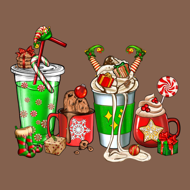 Elf Coffee Cups Zipper Hoodie by NancyCooperArtShop | Teevron