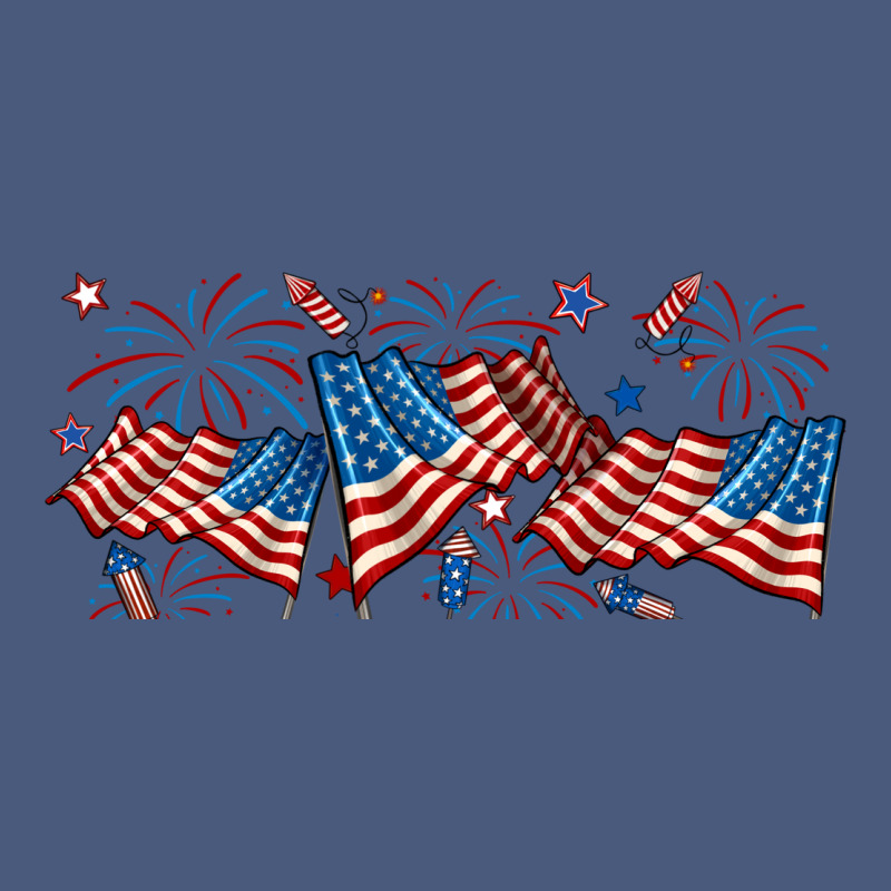 Fourth Of July American Flag Vintage Hoodie by RanaPortraitStore | Teevron