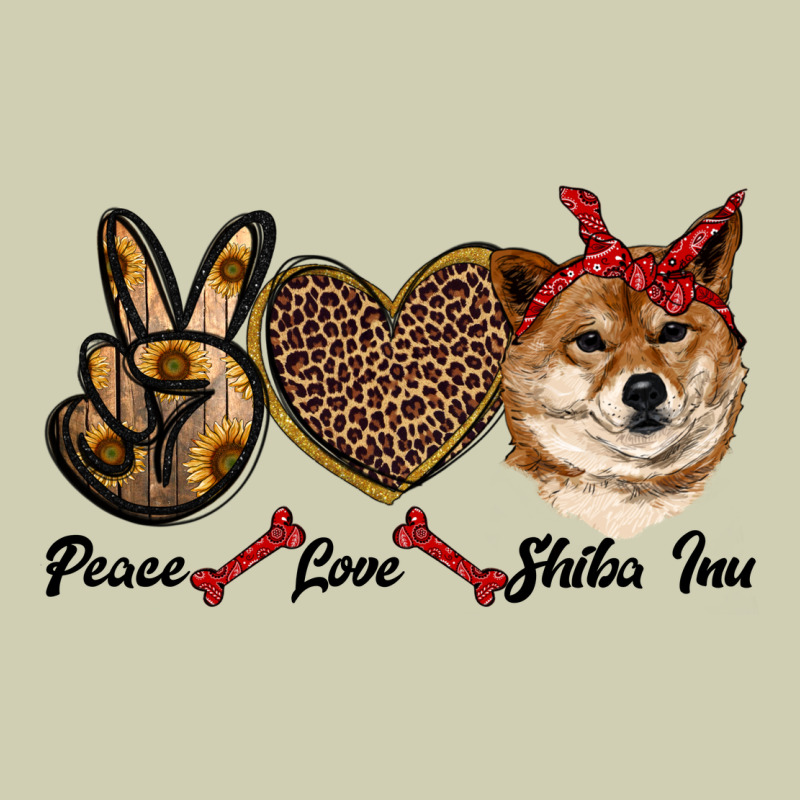 Peace Love Shiba Inu Heavy Core Tee by RanaPortraitStore | Teevron