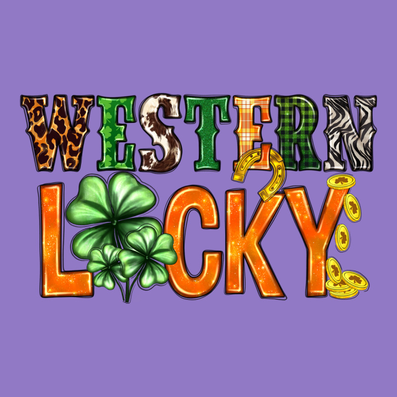 Western Lucky With Clover St. Patricks Day Urban Hoodie by HowdyJamesFarm | Teevron