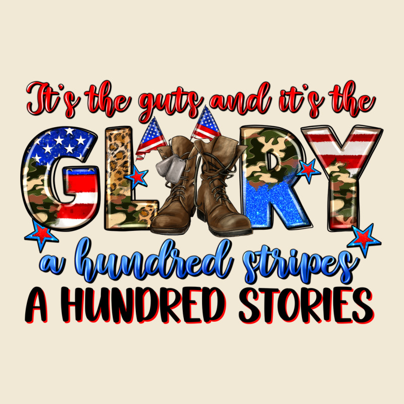 It's The Guts And It's The Glory A Hundred Stripes Premium Tee by Zillion Design Studio | Teevron