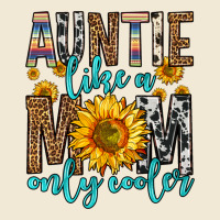 Auntie Like A Mom Only Cooler Ladies Tee | Teevron