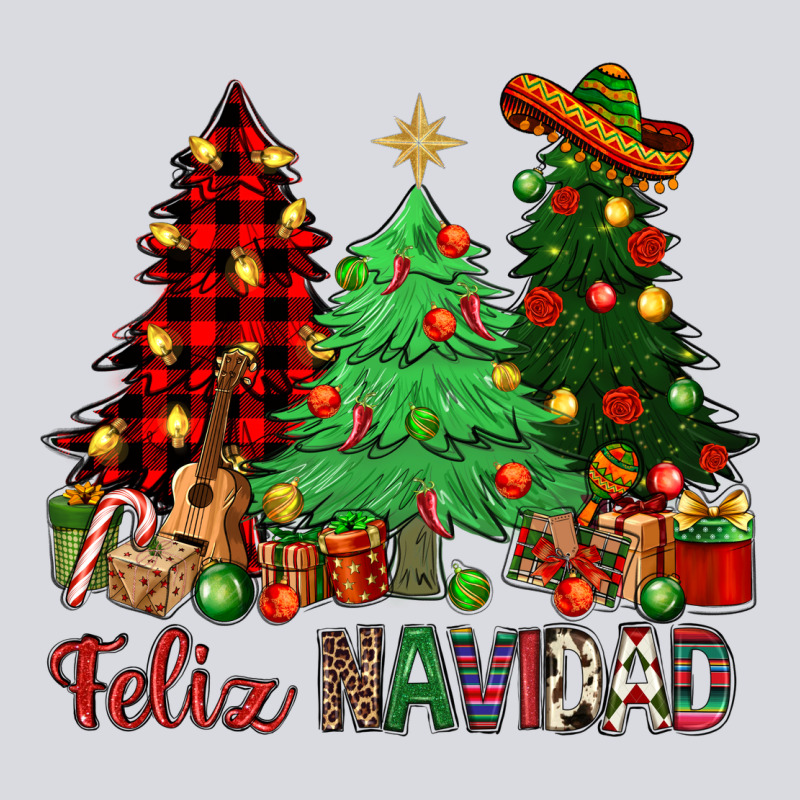 Feliz Navidad Zipper Hoodie by NancyCooperArtShop | Teevron