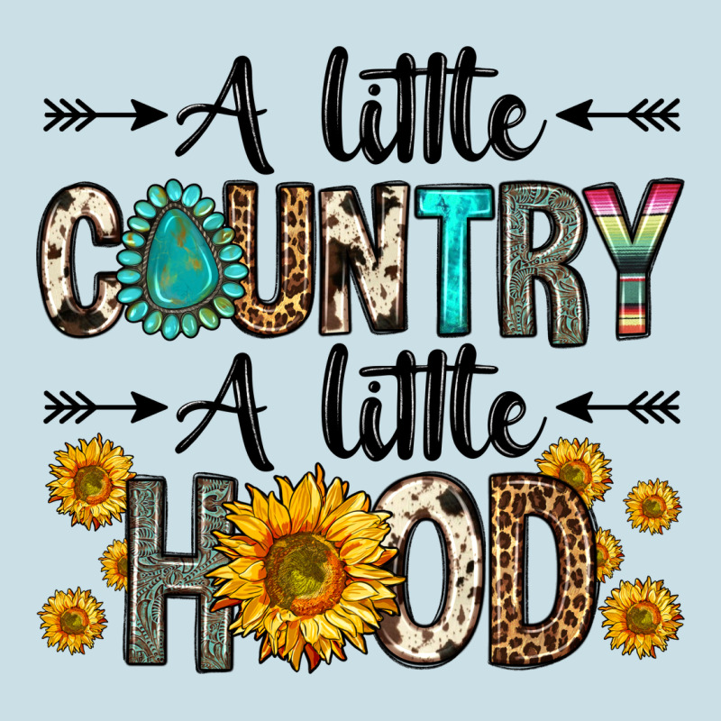 A Little Country A Little Hood Ladies Tee by Zillion Design Studio | Teevron