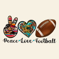 Peace Love Football Vintage Tee | Teevron