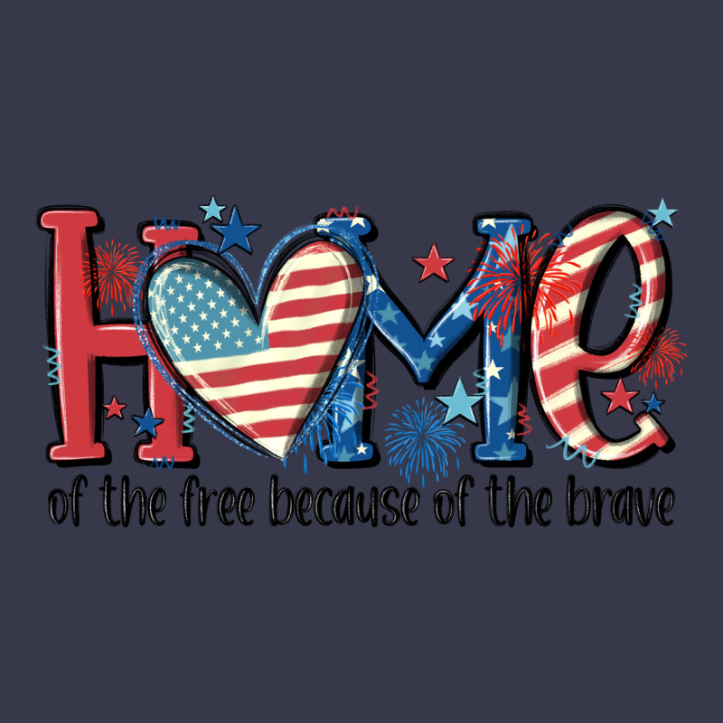 Home Of The Free Because Of The Brave Long Sleeve Tee by MaliasSmallBusiness | Teevron