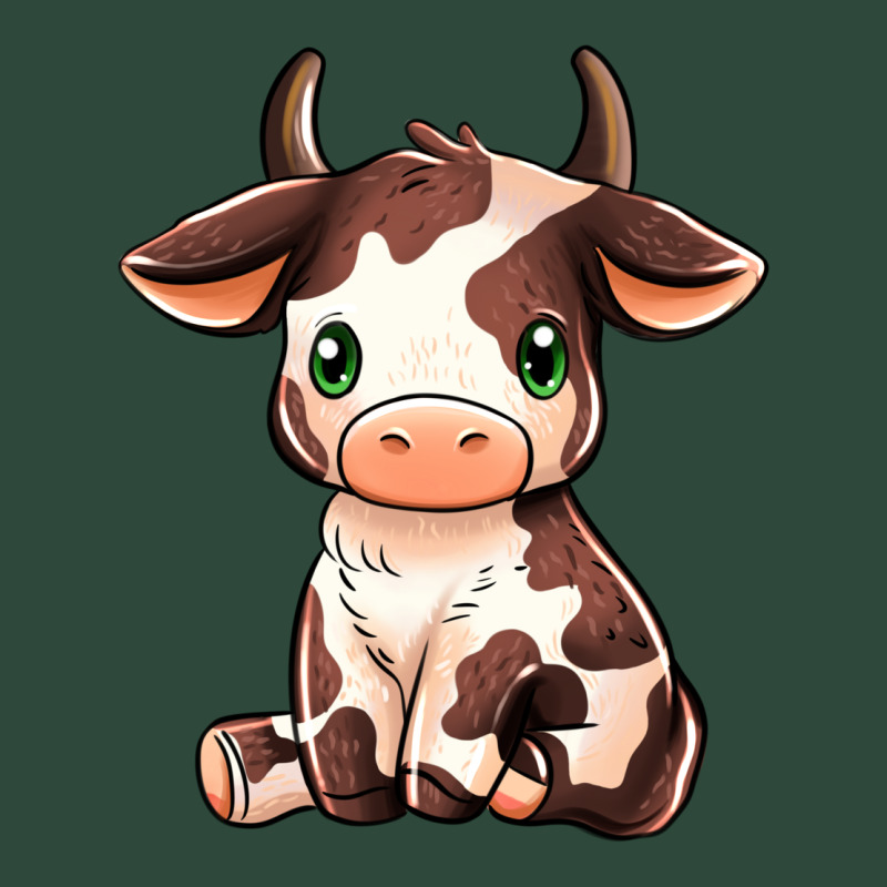 Baby Brown Cow Zipper Hoodie by MaliasSmallBusiness | Teevron
