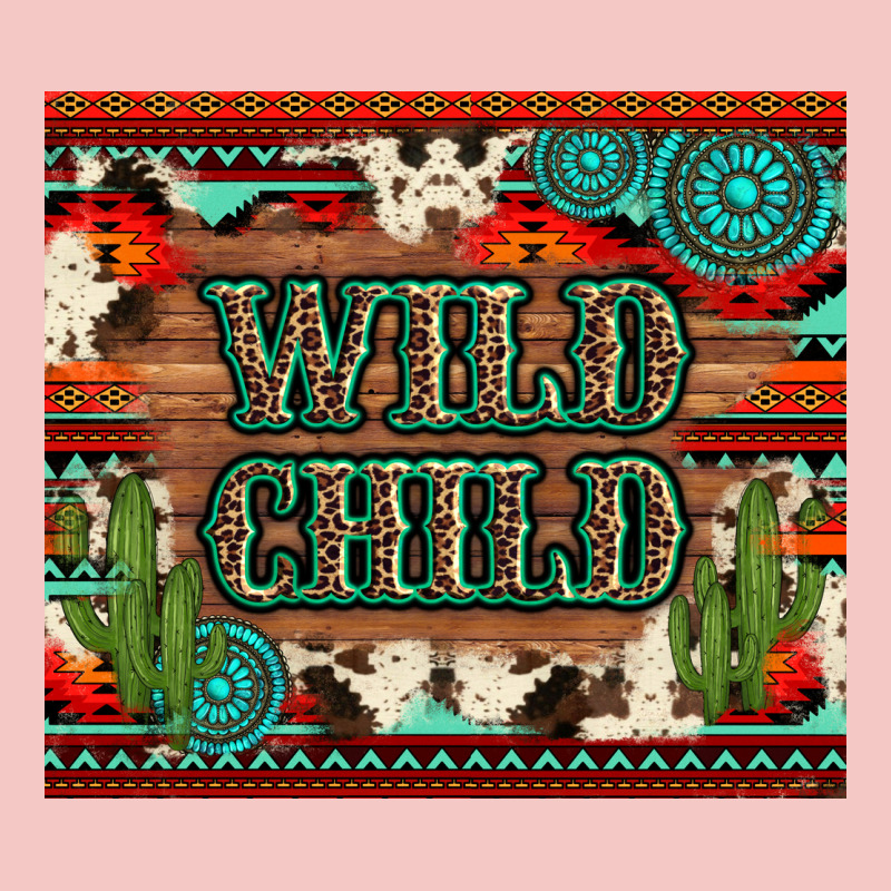 Wild Chıld Aztec Gemstone And Cactus Urban Heavy Tee by Artiststas | Teevron
