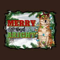 Merry And Bright Shiba Inu Heavy Core Tee | Teevron