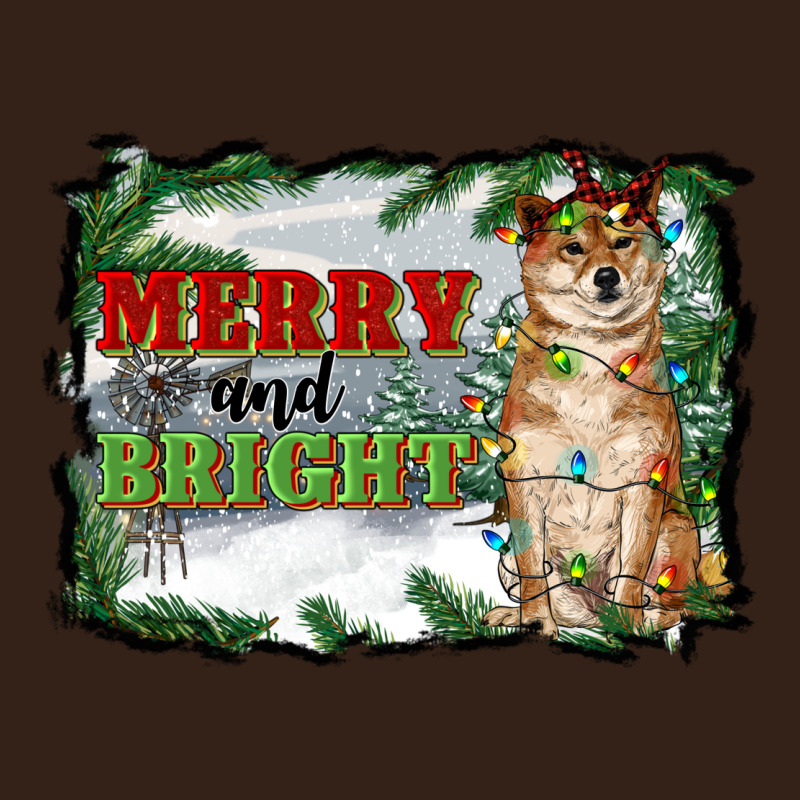 Merry And Bright Shiba Inu Heavy Core Tee by RanaPortraitStore | Teevron