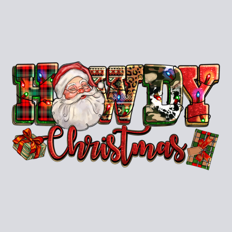 Howdy Christmas Santa Zipper Hoodie by NancyCooperArtShop | Teevron