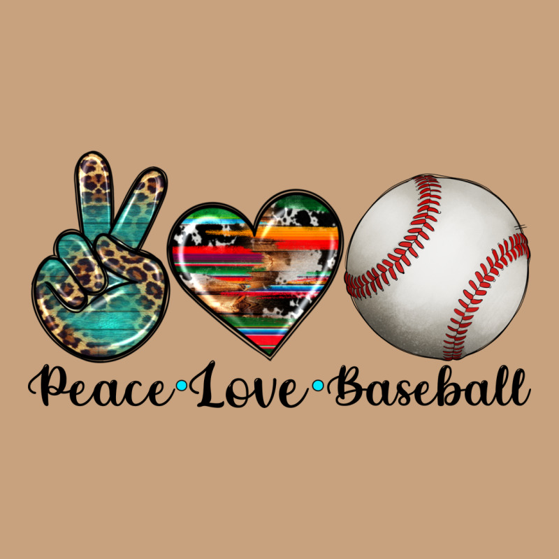 Peace Love Baseball Vintage Tee by Artiststas | Teevron