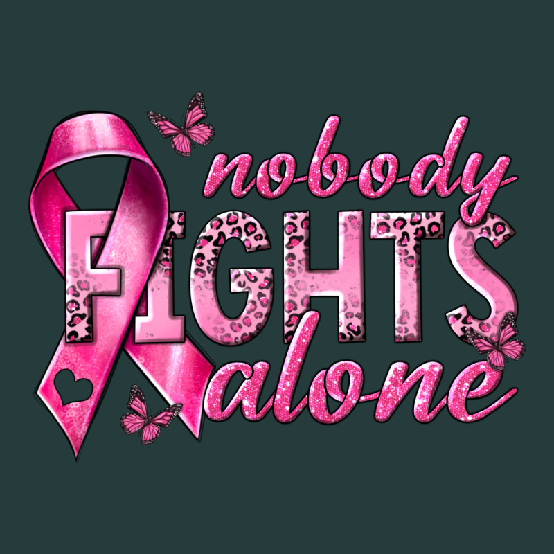 Nobody Fights Alone Cancer Premium Hoodie by NancyCooperArtShop | Teevron