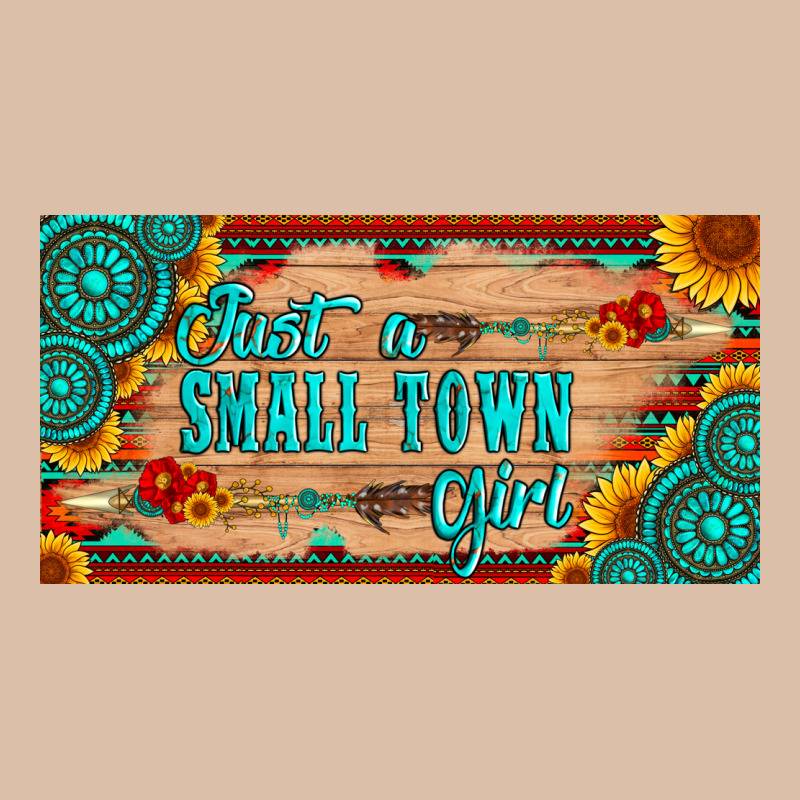 Just A Small Town Girl Wlth Gemstone Arrow And Sunflowers Licanse Plat Urban Heavy Tee by Artiststas | Teevron
