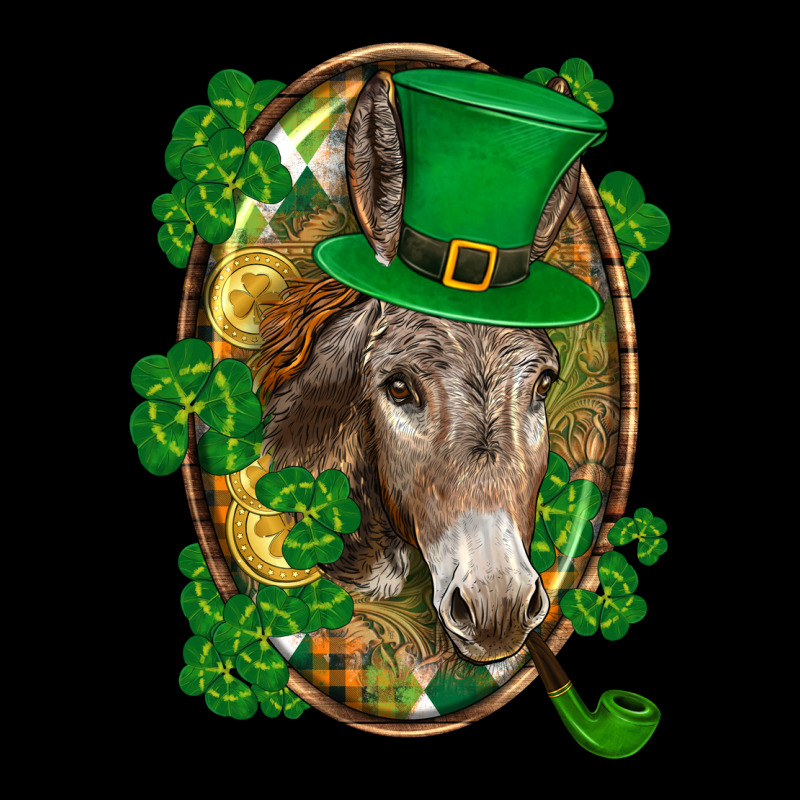 St. Patrick's Day Donkey Urban Hoodie by CowGirlArtShop | Teevron