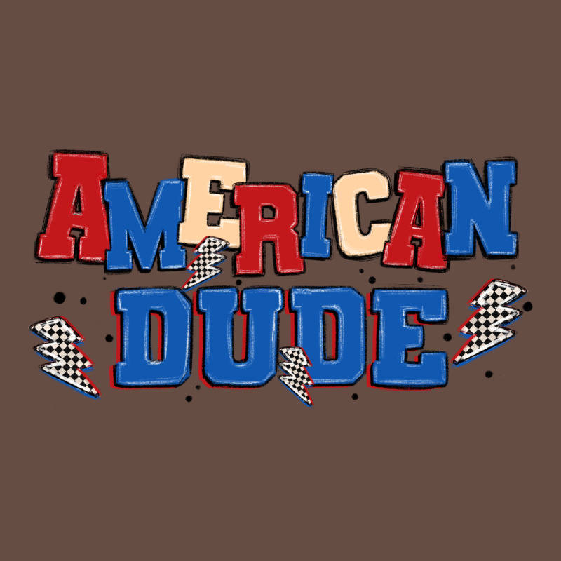 American Dude Long Sleeve Tee by MaliasSmallBusiness | Teevron