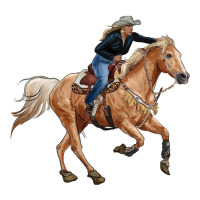 Horse Body With Cowgirl Premium Tee | Teevron
