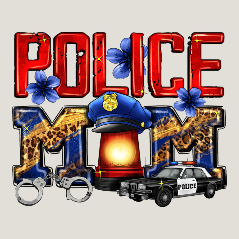Police Mom Heavy Core Tee by Zillion Design Studio | Teevron