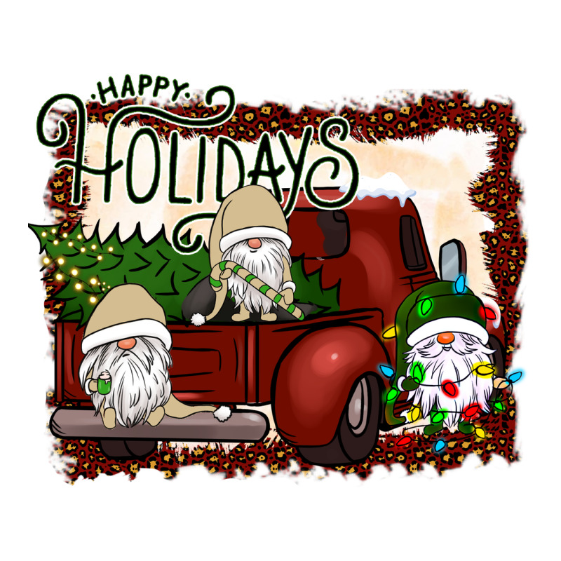 Happy Holidays Gnomes Christmas Truck Heavyweight Hoodie by Bettercallsaul | Teevron