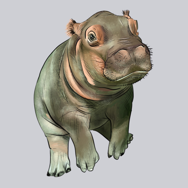 Baby Hippo Heavyweight Sweatshirt by LillyAllenDesigns | Teevron