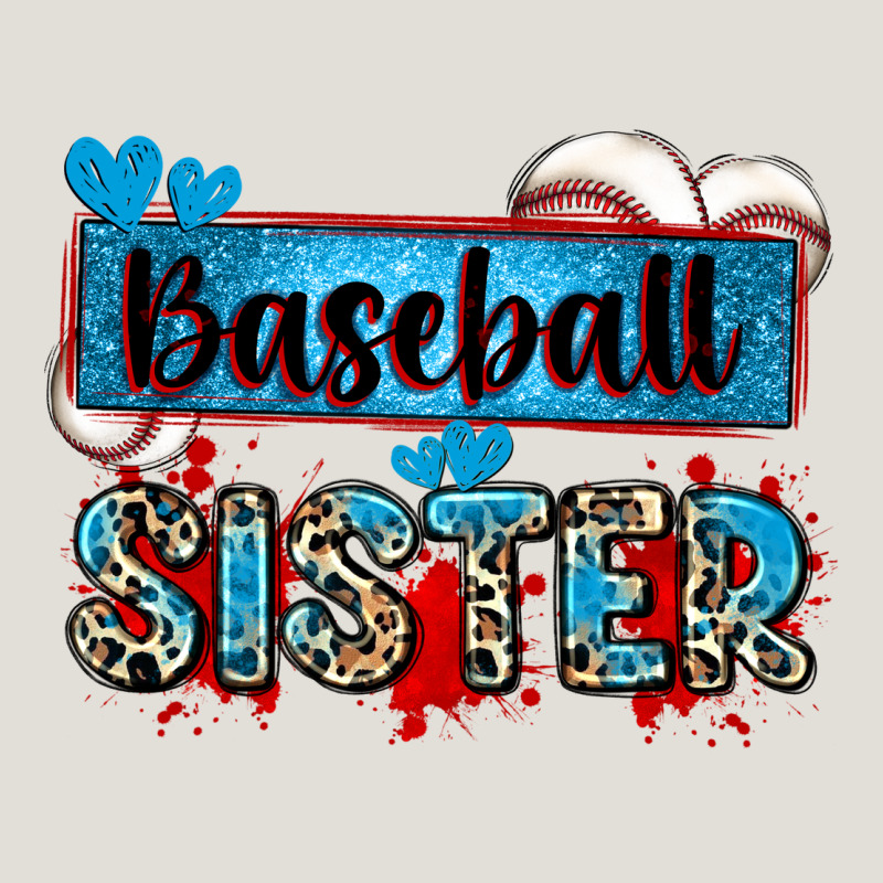 Baseball Sister With Leopard Heavy Core Tee by Zillion Design Studio | Teevron