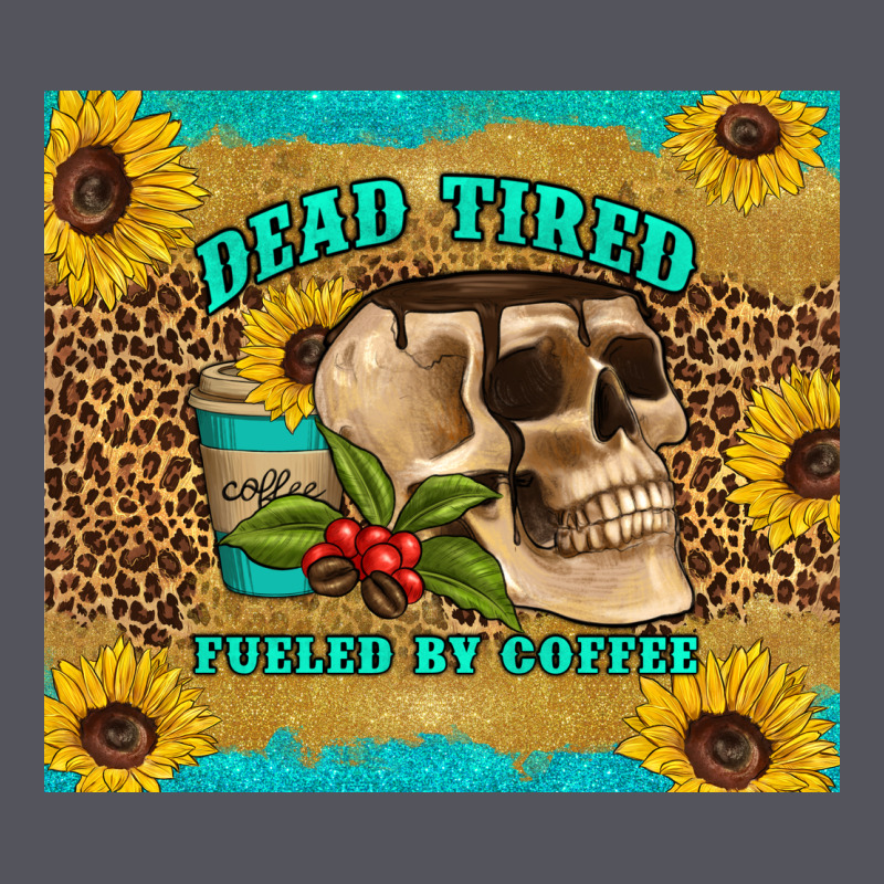 Dead Tired Fueled By Coffee Vintage Hoodie by Artiststas | Teevron