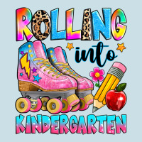 Rolling Into Kindergarten Grade Ladies Tee | Teevron