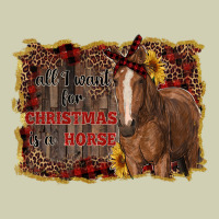 All I Want For Christmas Is A Horse Heavy Core Tee | Teevron