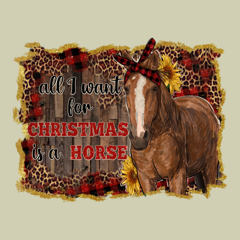 All I Want For Christmas Is A Horse Heavy Core Tee by RanaPortraitStore | Teevron