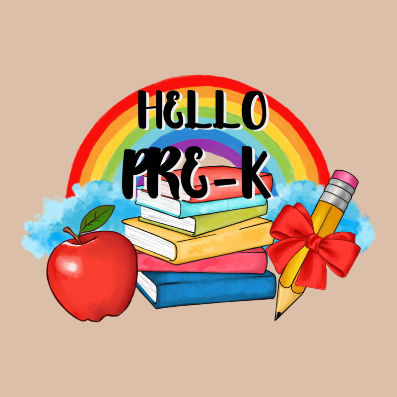 Back To School Hello Pre K Urban Heavy Tee by AdoDesignShop | Teevron