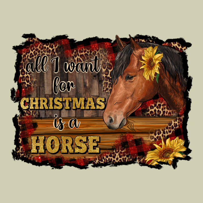 All I Want For Christmas Is A Horse Brown Horse Heavy Core Tee by RanaPortraitStore | Teevron