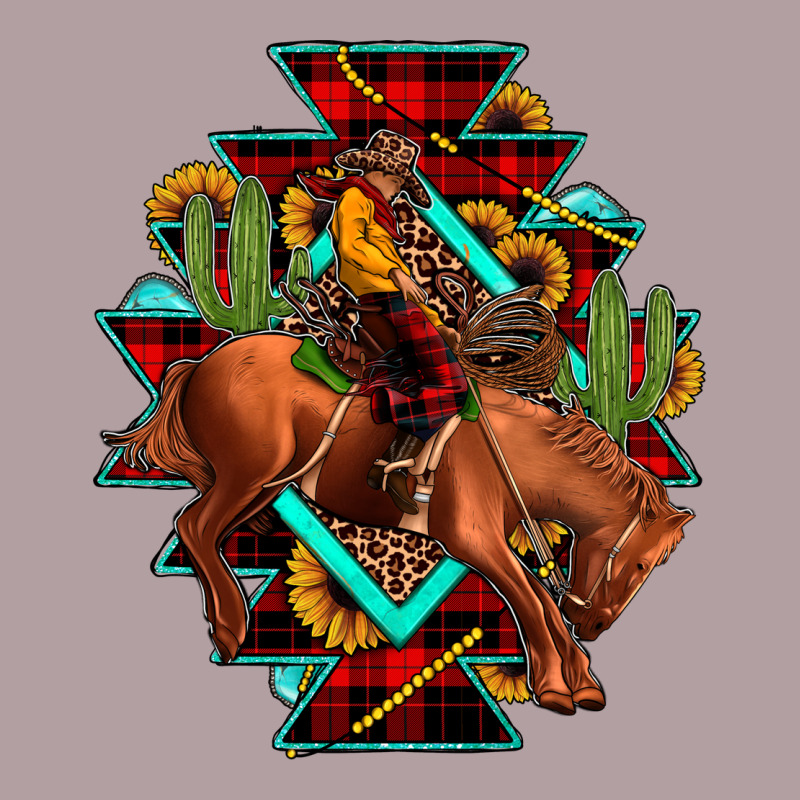 Aztec Rodeo Cowboy Christmas Vintage Hoodie by JahusDesignShop | Teevron