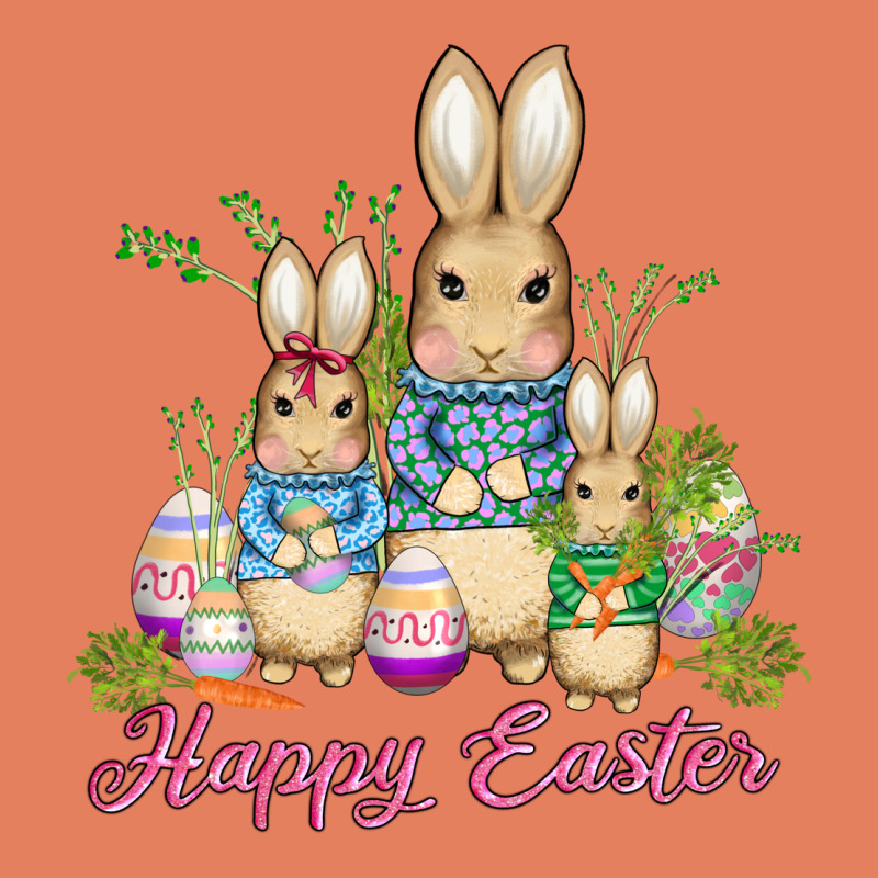 Easter Bunny Family Wıth Carrots And Eggs Classic Tee by AdoDesignShop | Teevron