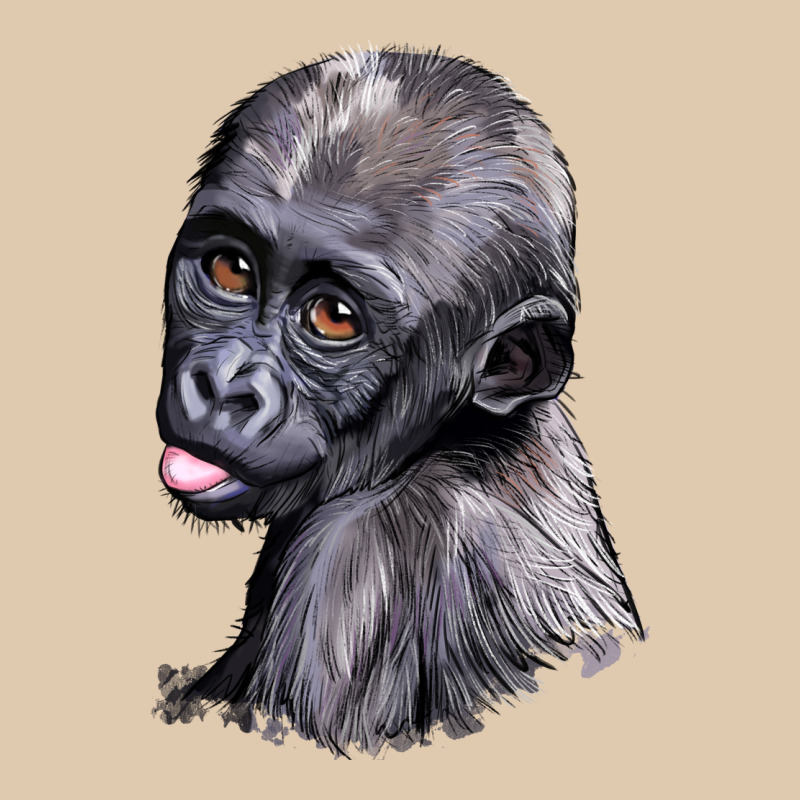 Baby Gorilla Head Heavyweight Sweatshirt by LillyAllenDesigns | Teevron
