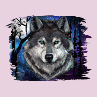 Wolf And Full Moon Ladies Tee | Teevron