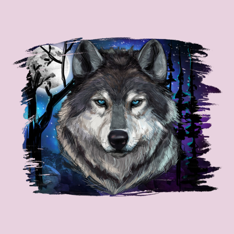 Wolf And Full Moon Ladies Tee by RanaPortraitStore | Teevron
