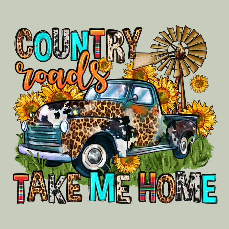 Country Roads Take Me Home Ladies Tee by Zillion Design Studio | Teevron