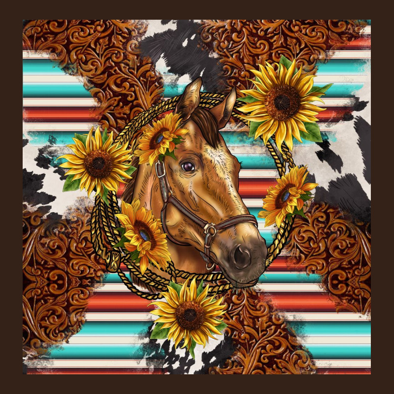 Western Horse Heavy Core Tee by BarkalooDesign | Teevron
