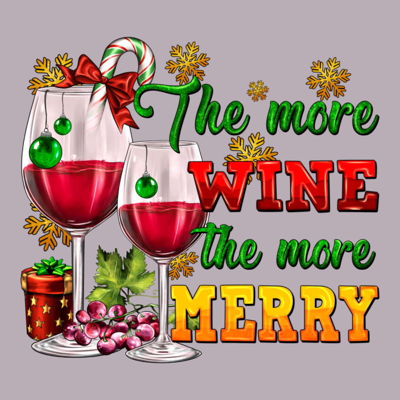 The More Wine The More Merry Vintage Tee by AdoDesignShop | Teevron